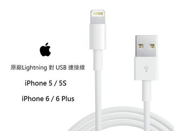 Apple iPhone 5/5S/iPhone 6/6 Plus 原廠傳輸線/原廠充電線/原廠充電傳輸線/原廠數據線(裸裝)