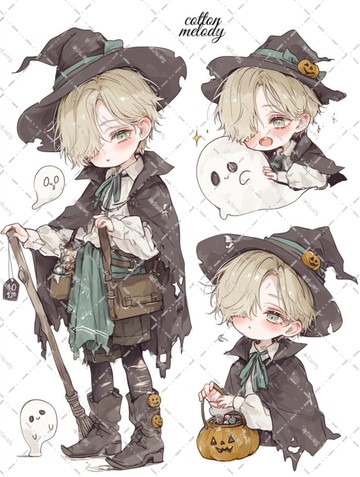 original sticker no.6738 人物貼紙 原創貼紙 人物貼紙 女孩貼紙 原創人物貼紙