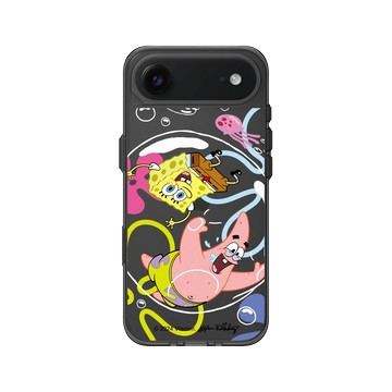 iPhone Air Clear (相機按鈕) 酷墨灰 - 海綿寶寶 SpongeBob - 一起玩耍