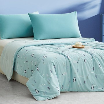 COOL PLUS 親膚兒童冰爽被(小企鵝)/ 兒童涼感被 / 夏被涼被