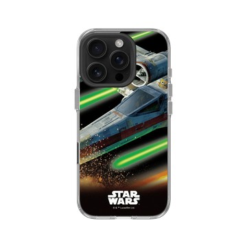 iPhone 16 Pro Clear Case（相機按鈕） 透明 - 迪士尼-星際大戰 Star Wars - X翼戰機