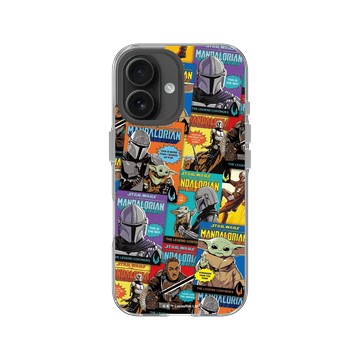 iPhone 16 Clear 透明 - Star Wars - The Mandalorian - 曼多與古古的冒險