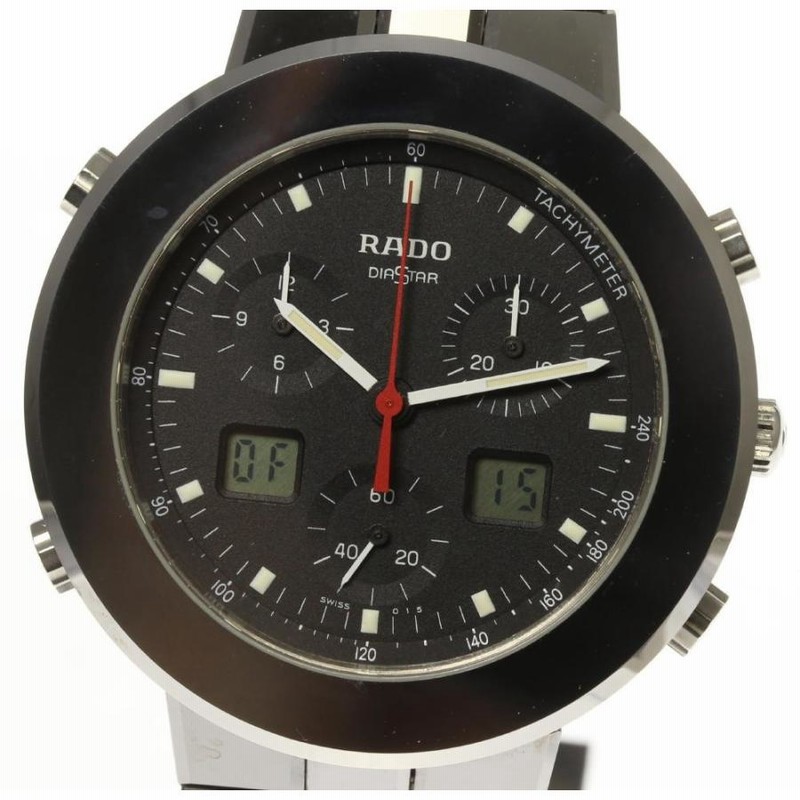 RADO】ラドー ダイアスター クロノグラフ 539.0376.3 クォーツ
