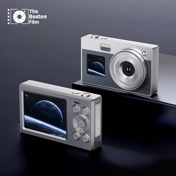 【The Boston Film 波士頓相機】CCD-X20 復古雙螢幕 美顏數位相機【墊腳石】