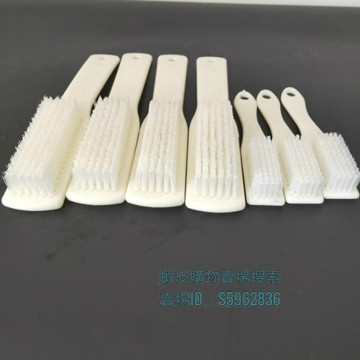 💯台灣出貨💯☭管道刷☭ 熱賣 文玩刷子白尼龍絲超硬毛軟毛6排金剛核桃刷開青皮專用刷清理