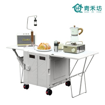 【青禾坊】特仕餐桌Pro版拉拉車⭐特仕餐桌版2.0拉拉車⭐前快開式餐板(手推車/露營購物車/手拉車/折疊購物車/拉拉車)