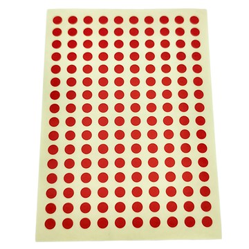 華麗牌 彩色標籤 WL-2028R 5mm  32000張  1盒  紅