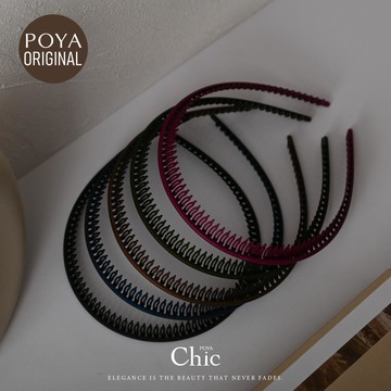 POYA CHIC台灣製霧面髮梳髮圈-多款任選