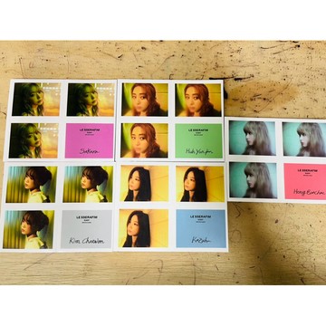 韓居🇰🇷WVS貼紙💗 LE SSERAFIM - 3RD MINI ALBUM 特典卡 特典 特典貼紙