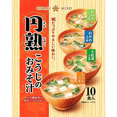 ひかり味噌 円熟こうじのおみそ汁 10食×4袋