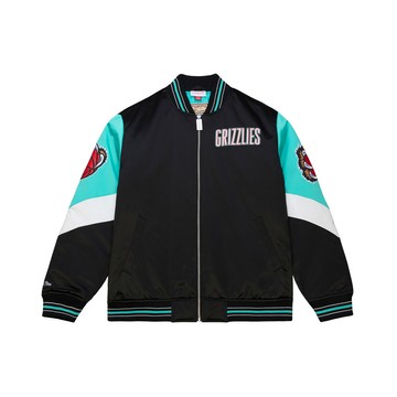 Mitchell & Ness NBA THROW IT BACK HEAVYWEIGHT SATIN JACKET VINTAGE GRIZZLIES 男 其他外套 JK11198-MGRBLCK