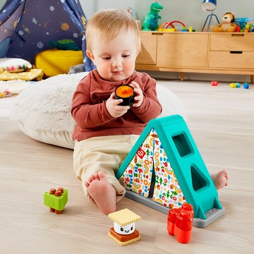 【費雪】形狀認知可愛帳篷｜生日禮物、週歲禮、送禮、玩具、奇哥代理