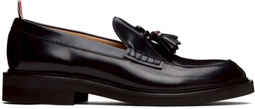Thom Browne 海军蓝 Spazzolato Leather Tassle 乐福鞋