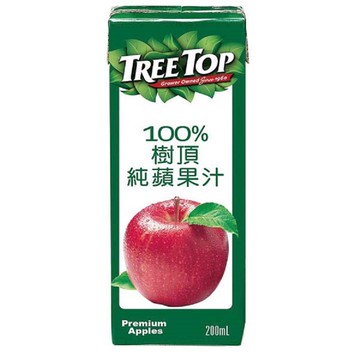 [5/22 17:20搶購] 樹頂100%純蘋果汁200ml-5/22 16:30重置購物車