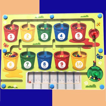 益智走珠迷宮 動物交通恐龍機關磁性迷宮玩具 兒童邏輯思維專注力玩具