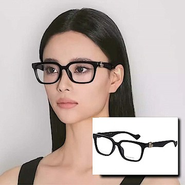 GUCCI 光學眼鏡(黑色)GG1537OK