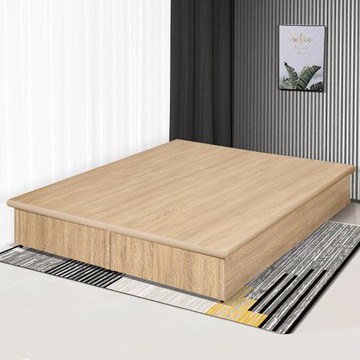 【鴨鴨居家】 海曼5尺木芯板內縮床底-半封式-4色可選擇