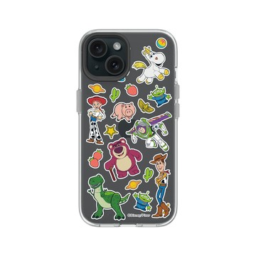 iPhone 15 Clear 透明 - 迪士尼-玩具總動員 Toy Story - 玩具總動員 - 30週年紀念角色集合