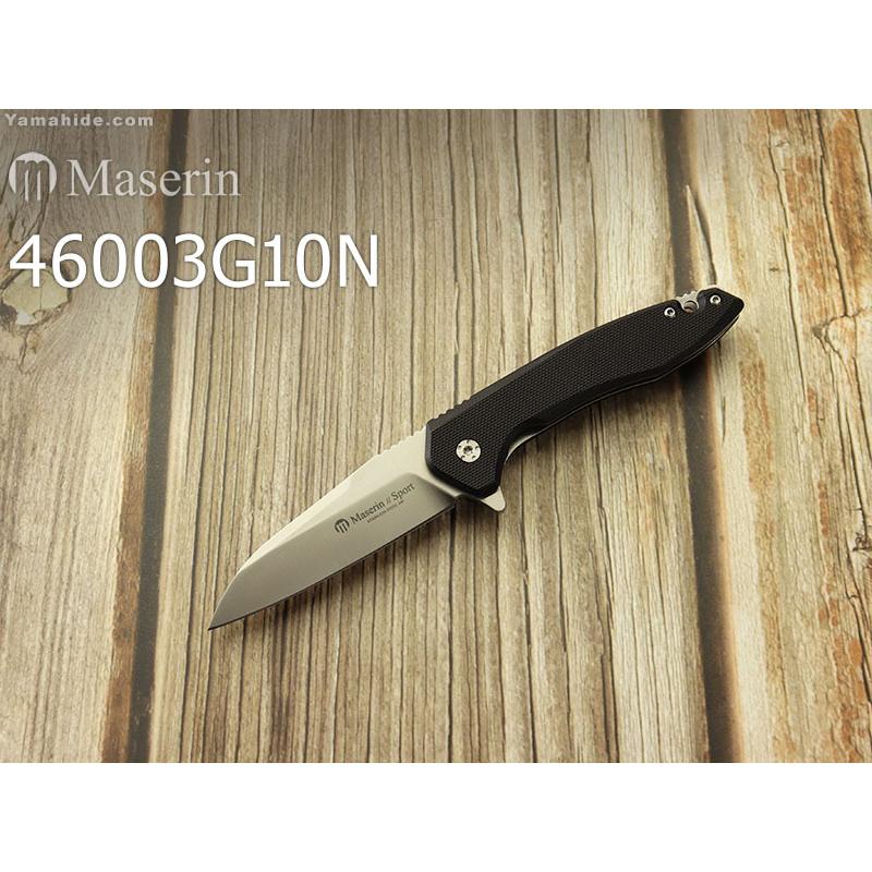 マセリン スポーツ フリッパー ライナーロック 折り畳みナイフ Maserin Sport folding knife 46003G10N