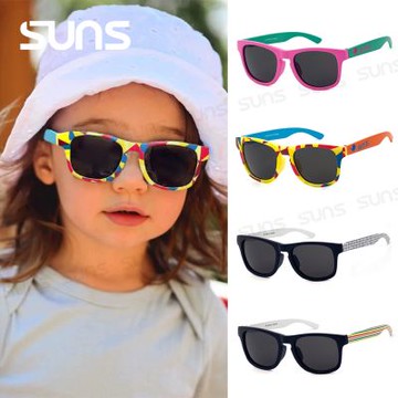 【SUNS】台灣製 兒童休閒墨鏡 時尚百搭太陽眼鏡 S33 台灣製 抗UV400 檢驗合格