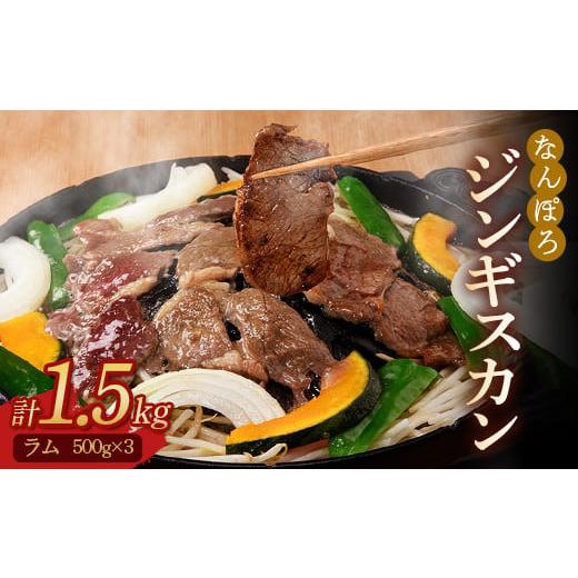 ふるさと納税 北海道 南幌町 北海道南幌町 なんぽろ ジンギスカン（ラム肉）1.5kg（500g×3パック）セット NP1-289