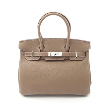 HERMES 愛馬仕 大象灰色 Togo牛革 Birkin 30 柏金包 手提包 Y刻 銀扣 【二手名牌BRAND OFF】