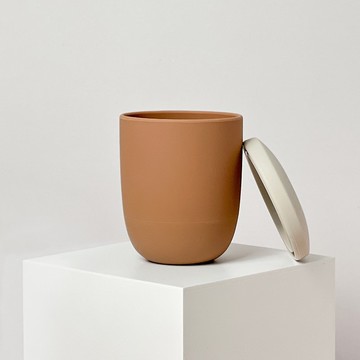 Besovida I 全矽膠小雙杯－栗子棕