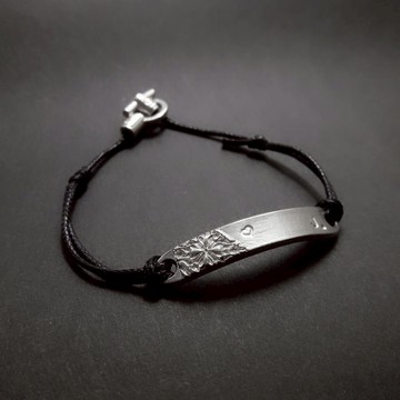 G3款-御匠專屬敲飾-925純銀手環-客製敲字-手工DIY