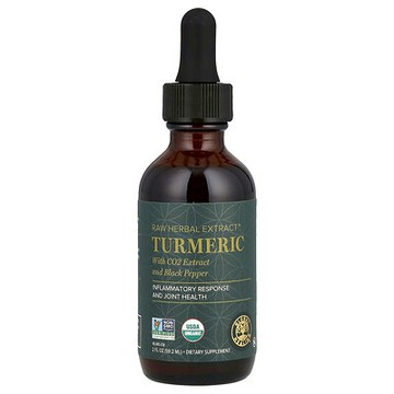 Global Healing, 未加工草本提取物，薑黃，2 液量盎司（59.2 毫升）