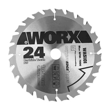 WORX 威克士 台灣公司貨 木工圓鋸鋸片 WA5101 24T165mm  1個