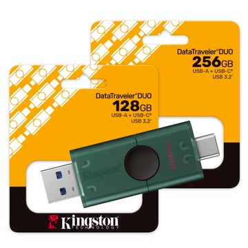 金士頓 DataTraveler Duo USB Flash Drive USB-A/C 128G/256G 隨身碟