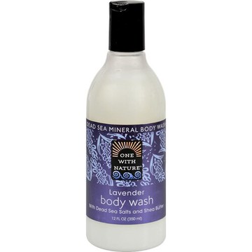 One With Nature Dead Sea Mineral Body Wash Lavender 12 fl oz