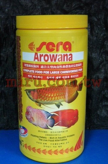 【西高地水族坊】德國SERA 大型魚增艷飼料,大型魚增艷大顆粒飼料1000ml