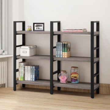 Homelike 喜家居工業風4尺低書架(2050)-120x34x104cm