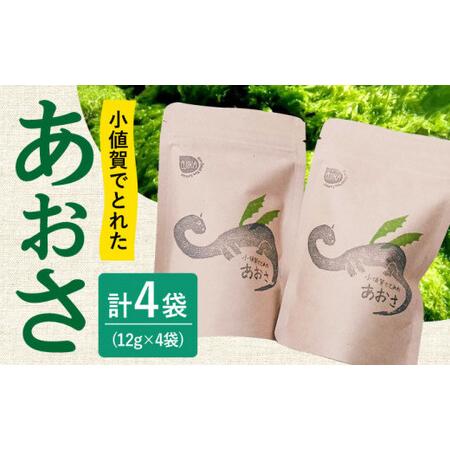 ふるさと納税 小値賀でとれた あおさ 12g×4袋[DAS017]  長崎 小値賀 あおさ 長崎県小値賀町