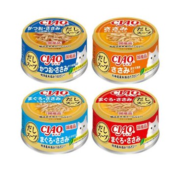 日本CIAO-高湯貓罐系列 75g x 24入組