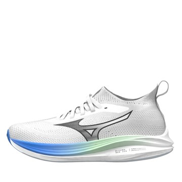 Mizuno Mizuno Neo [J1GC258601] 男 慢跑鞋 路跑 襪套 緩衝 白灰