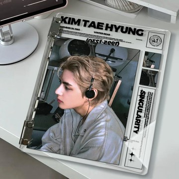 免運🔥bts金泰亨亞克力收納冊 卡冊 九宮格卡冊 a4硬殼活頁卡冊 追星必備小卡收納相冊 擺件 同學錄畢業紀念冊 追星
