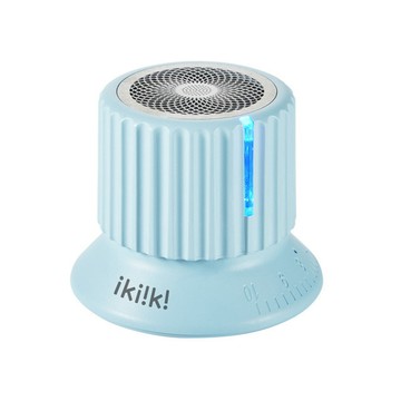 ikiiki IPX4磁吸旋鈕藍芽喇叭360度環繞音效音響IK-WS1401(白)/ IK-WS1402(藍)