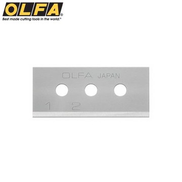 日本OLFA開箱刀刀片 拆箱刀替刃SKB-10/10B(10片/盒;工具用碳鋼)適SK-10 210B