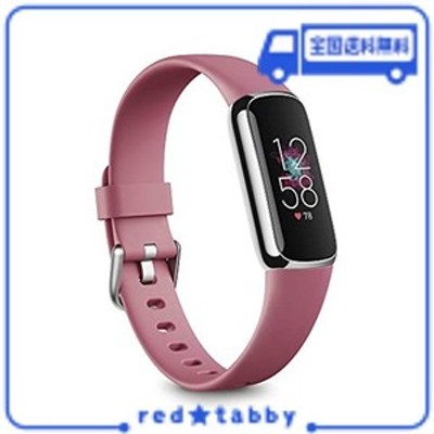 Fitbit Luxe トラッカー オーキッド/プラチナ スり スマートウォッチ