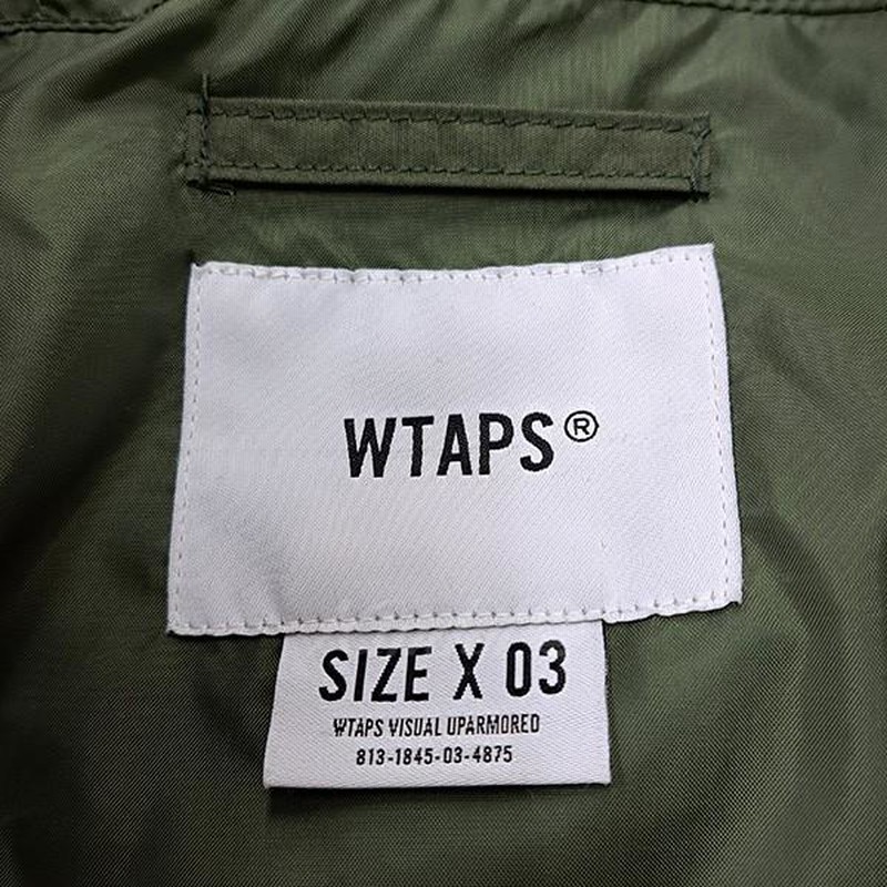 ダブルタップス WTAPS 21SS SHERPA／JACKET／NYLON．TAFFETA マウンテンパーカー オリーブ サイズ：03 |  LINEブランドカタログ