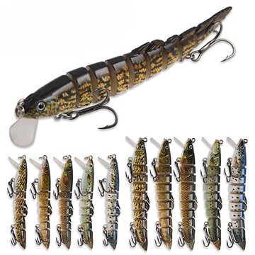 【TTFF】二代新款舌版多段節泥鰍5.5g/10.5g遠投米諾七節/九節仿真路亞假餌垂釣漁具現貨批發