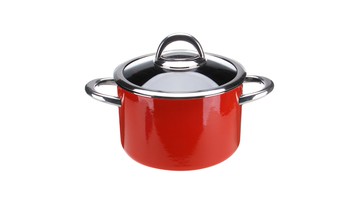 德國 SIEGWERK Pro Line 琺瑯湯鍋 24cm_火焰紅