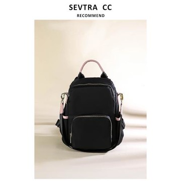 【大然商店】雙肩包女時尚輕便2025新款書包牛津布兩用旅行背包潮