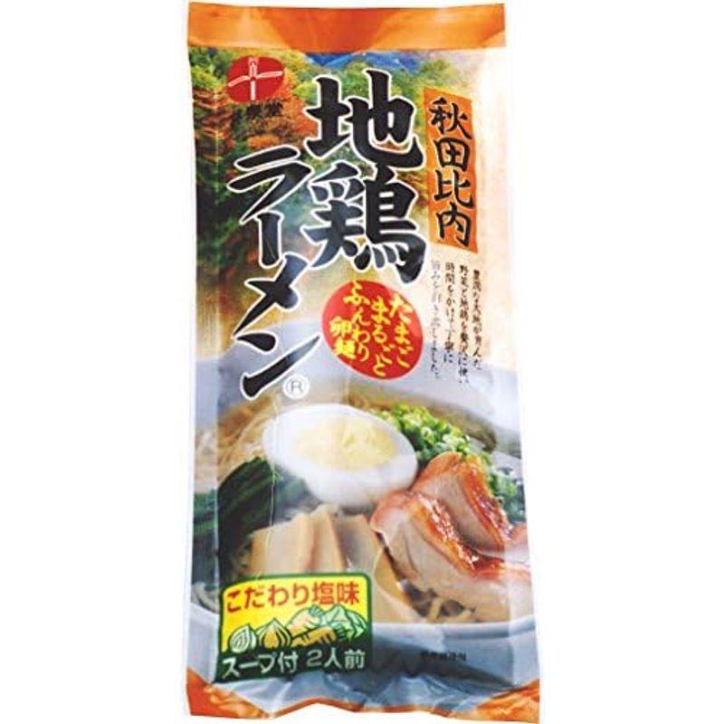 林泉堂 秋田比内地鶏ラーメン(90G×2食)