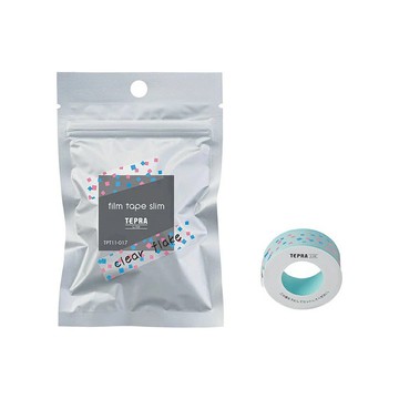 【KING JIM】TEPRA LITE 熱感式標籤薄膜自黏膠帶 11mm 透明碎片