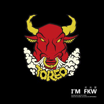 反光屋FKW  鬥牛 牛 紅牛 TOREO 反光貼紙 高亮度防水耐曬 車身車側 重機 機車 汽車 車隊 貼紙
