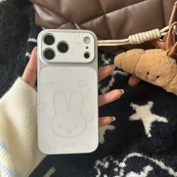 小羊皮米菲兔iPhone蘋果17/18 防摔15/16防護14/13保護殼12/11手機殼 潮