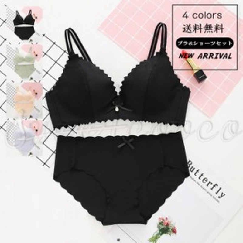 ブラショーツセット レディース 下着 夏 ブラジャー ショーツ 薄手 小胸 ノンワイヤー 脇肉 インナー 可愛い バストアップ セクシー お 通販 Lineポイント最大1 0 Get Lineショッピング